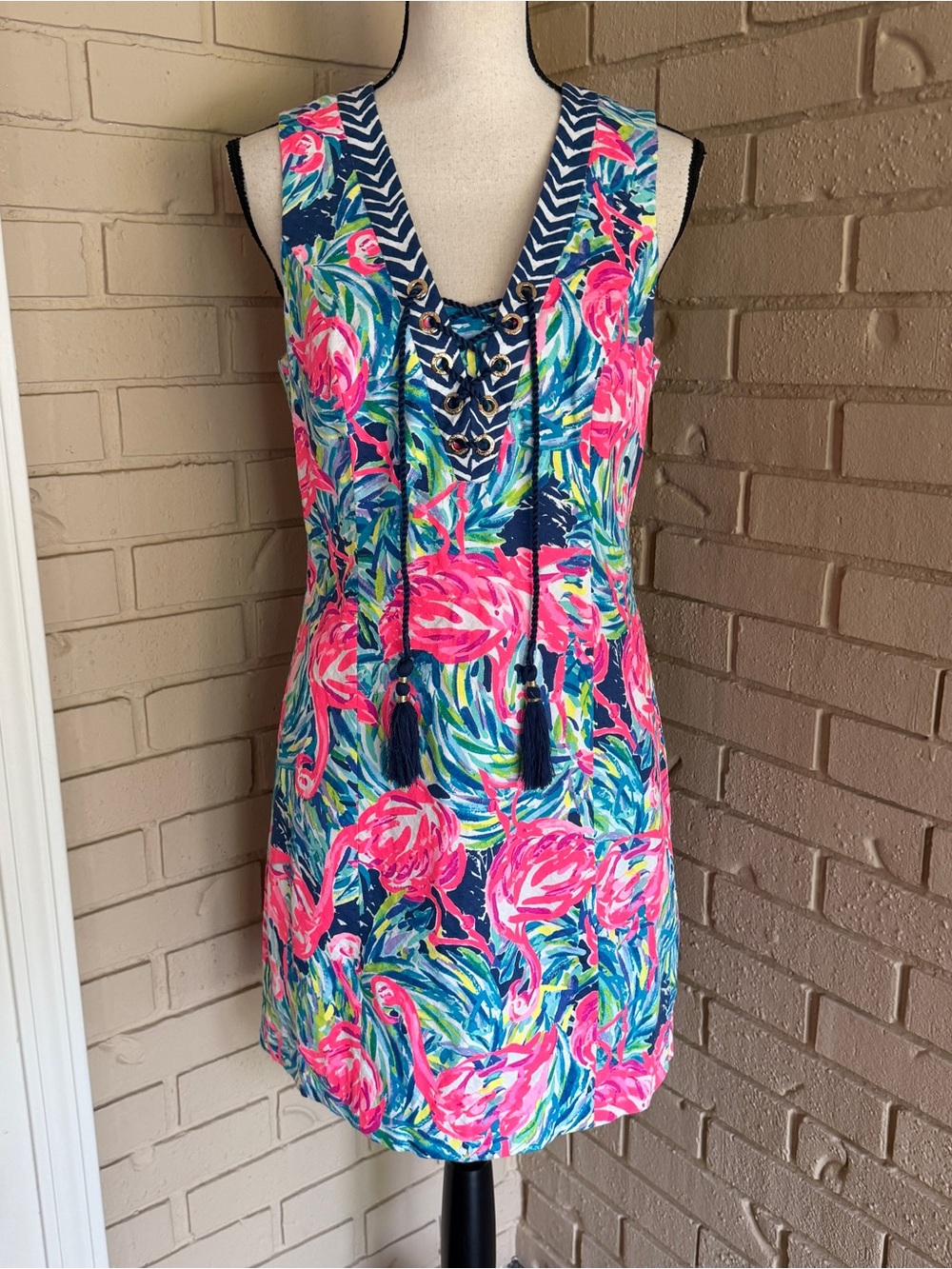 Lilly Pulitzer Cabrey Shift Dress Pink Floral Resort Sz 6 Beach Preppy Southern
